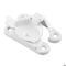 Prime-Line Diecast Cam Action Window Sash Lock, Mounting Holes 1-3/4 Inch on Center, White (Single Pack) F 2620 - alternate 1